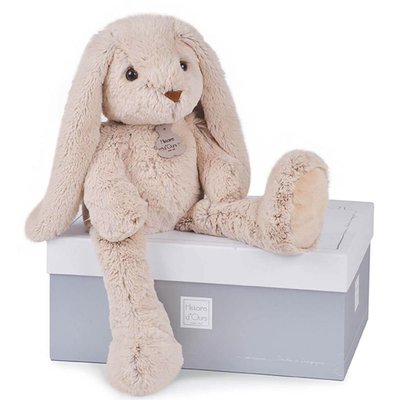 Peluche lapin beige grand modèle Copains Câlins HISTOIRE D'OURS