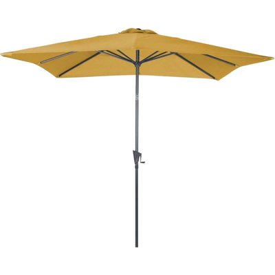 Parasol carré en aluminium avec manivelle 2,5m Tilt PROLOISIRS