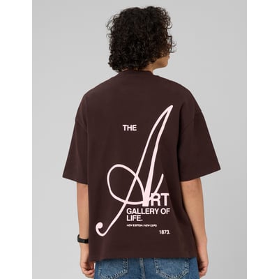 T-shirt épais imprimé devant / dos BZB