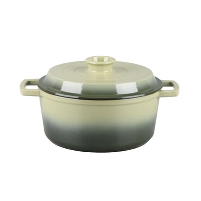 Cocotte en fonte ronde 25cm - "Masseiron Olivine" LAGUIOLE CUISSON
