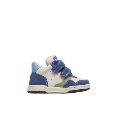 Baskets en cuir et en daim KLIP 4 VL. FALCOTTO