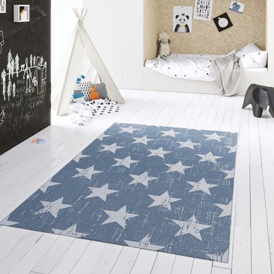 Tapis extérieur tissé kilim rectangle STALOW 7 UN AMOUR DE TAPIS