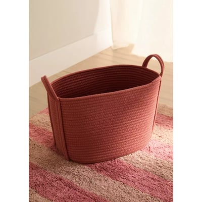 Grand panier enfant en coton avec anses MANGO HOME