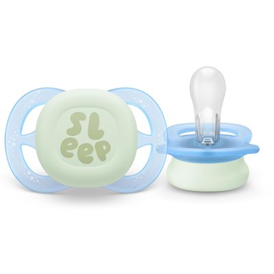 Lot de 2 sucettes Ultra Start 0/2 mois Night PHILIPS AVENT