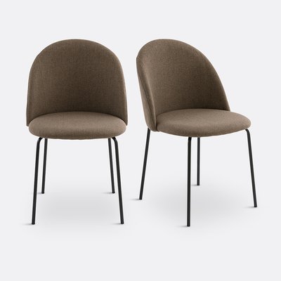 Lot de 2 chaises tissu chiné, Nordie LA REDOUTE INTERIEURS