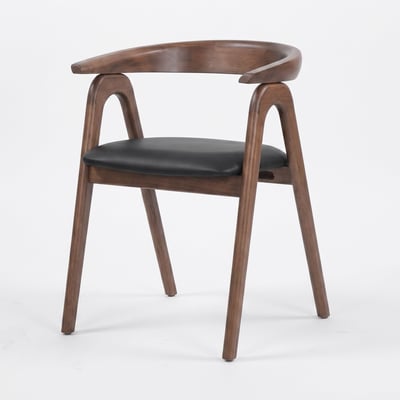 Chaise en cuir synthétique - HAWA MAISON PAVANE