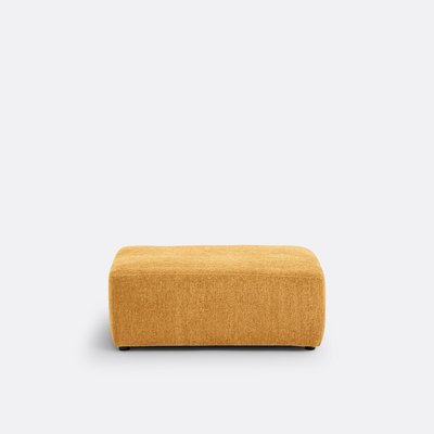 Pouf polyester tissu texturé, Monica LA REDOUTE INTERIEURS