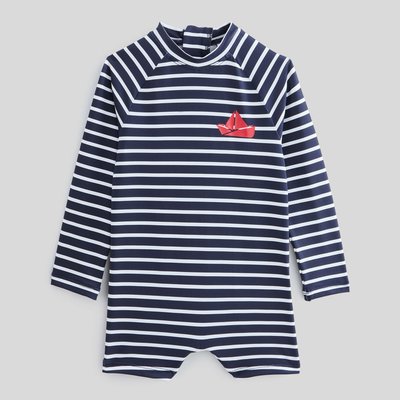 Maillot de bain combinaison manches longues imprimé BOUT'CHOU