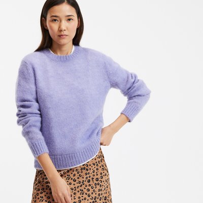 Trui met ronde hals in grof tricot LA REDOUTE COLLECTIONS