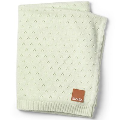 Couverture en Pointelle Gelato Green ELODIE DETAILS