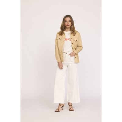 Pantalon coton cropped flare JOULIA LEE COOPER