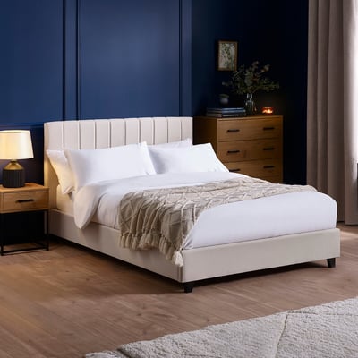 Avira Fabric Upholstered Bed SO'HOME