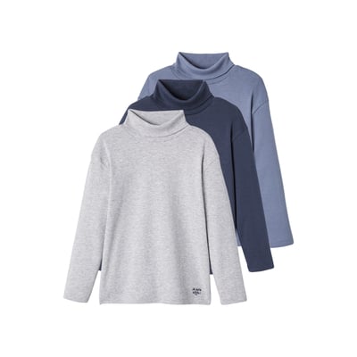 Lot de 3 sous-pulls Basics . VERTBAUDET