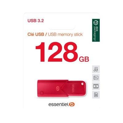 Clé USB 128Go USB 3.2 ESSENTIEL B