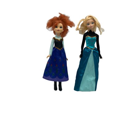 Lot de 2 poupées Reine des neiges Disney - Bon état MATTEL