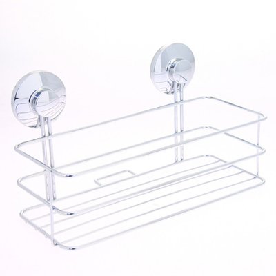 Etagère de salle de bain à ventouses - Métal ATMOSPHERA