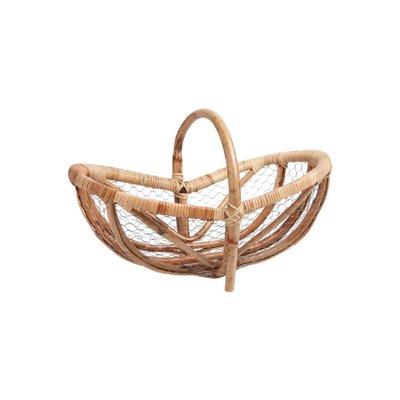 Panier en rotin et grillage AUBRY GASPARD