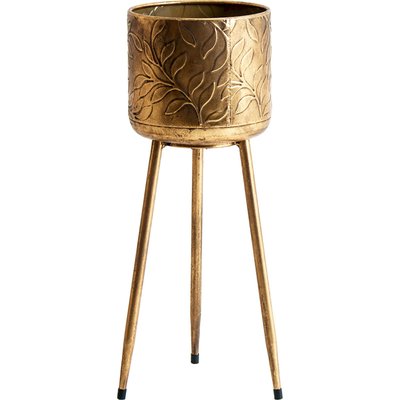 Cache-pots en fer, rond (lot de 4), Angon RECOLLECTION