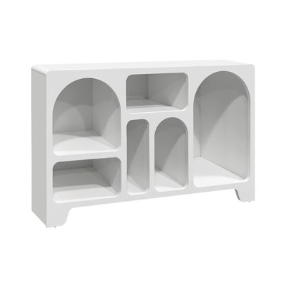 Buffet organique effet bois 6 compartiments 120cm THESSA SWEEEK