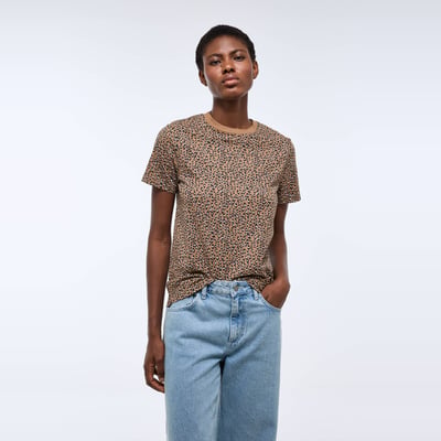 T-shirt manches courtes imprimé en coton BIO GOTS MONOPRIX