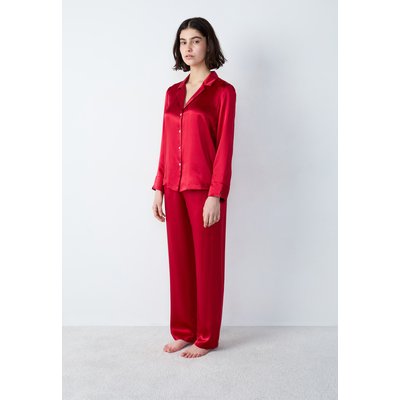 Chemise de pyjama en soie imprimé léopard PEARLY ETAM