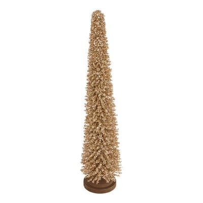 Sapin de Noël pailleté doré H. 55 cm FEERIC LIGHTS & CHRISTMAS
