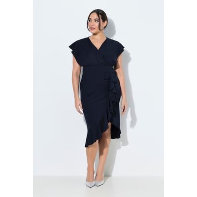 Robe bodycon en jersey, ruchés ULLA POPKEN