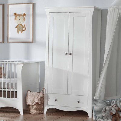 Clara 2 Door Double Nursery Wardrobe CUDDLECO