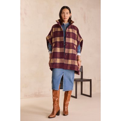 Manteau-Cape à carreaux DOLLY Maison 123