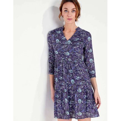 Robe coton volantée imprimée MIYAMA LA FIANCÉE