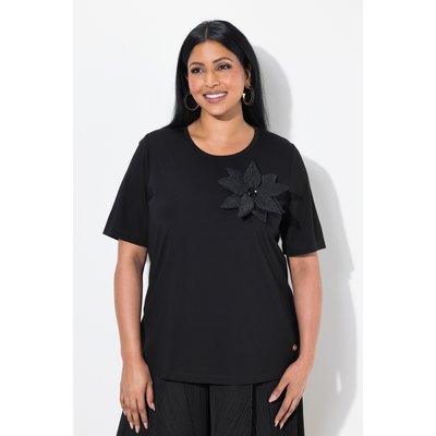T-shirt coupe Classic Fit, broche fleur ULLA POPKEN