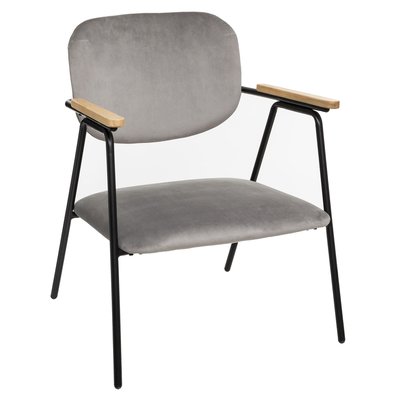 Fauteuil design en velours Dyer ATMOSPHERA