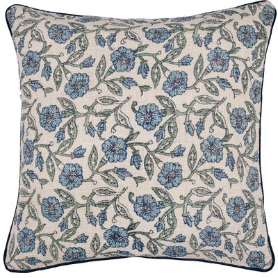Delphine Floral Piped Filled Cushion PAOLETTI