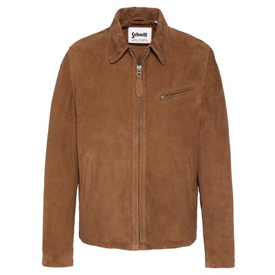 Blouson suède worker, chèvre velours SCHOTT