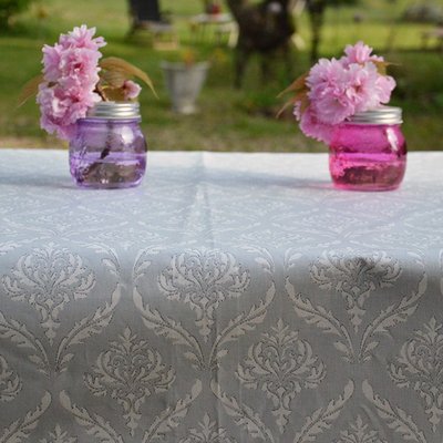 Nappe enduite carrée ou rectangle Pompadour FLEUR DE SOLEIL