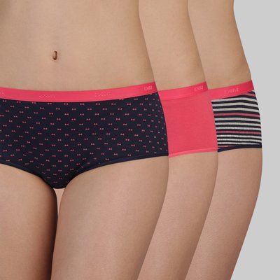 Lot de 3 Shorties les pockets coton stretch DIM