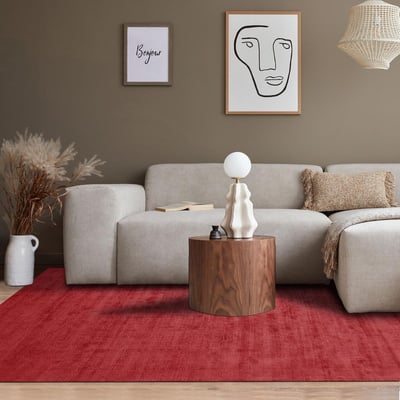 Tapis chambre fait main motif uni NEO UNI UN AMOUR DE TAPIS