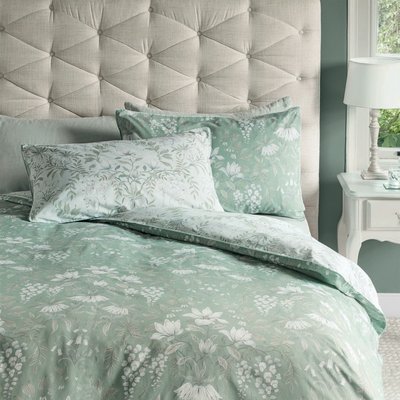 Housse de couette fleurie 2 personnes Parterre Sage LAURA ASHLEY