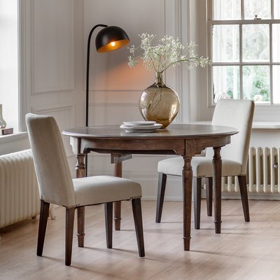 Meford Antique Wood Extendable Round Table (Seats 4-6) ÉDITÉ