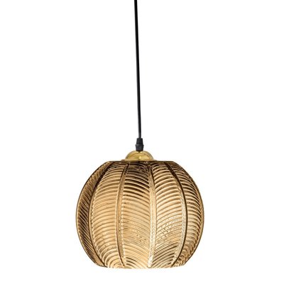 Suspension verre style art déco  Adar BLOOMINGVILLE