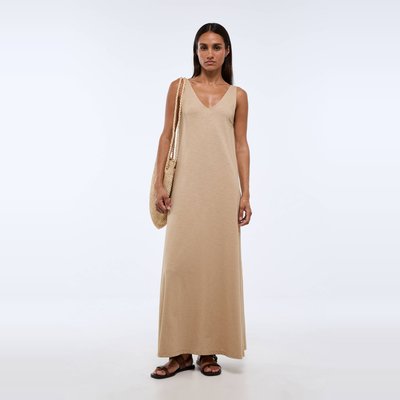 Robe longue unie en coton BIO GOTS MONOPRIX