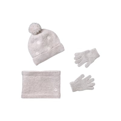 Ensemble tricot bonnet, snood et gants VERTBAUDET
