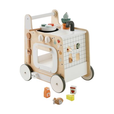 Ma première cuisine chariot de marche en bois VERTBAUDET