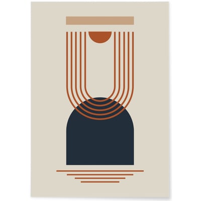 Affiche Abstract Figures 7 L'AFFICHERIE