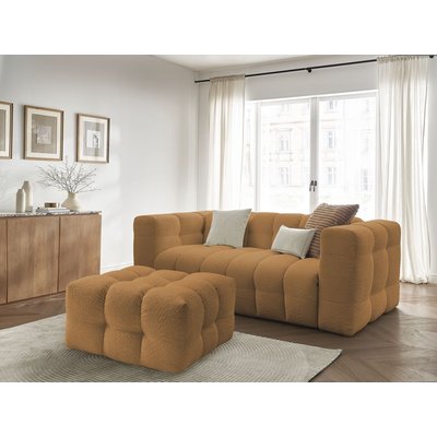 Canapé lit 4 places en tissu bouclette, CLOUD BOBOCHIC