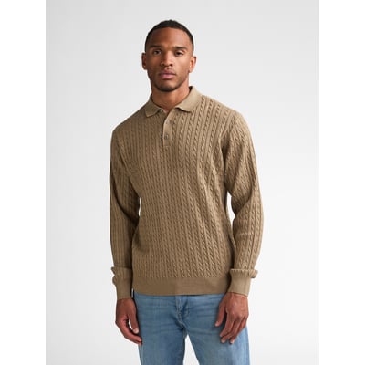 Pull Polo en maille à manches longues stonebridge PETROL INDUSTRIES