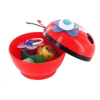 Range sucettes cocci rouge et noir DBB REMOND