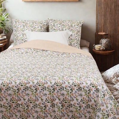 Parure housse de couette imprimés coton 120 gr FRANÇIA LINANDELLE