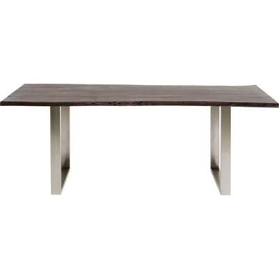 Table Harmony 200x100cm noyer chrome KARE DESIGN