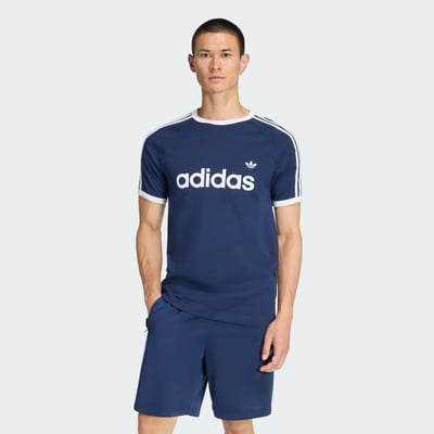 T-Shirt Slim 3 Bandes Ringer adidas Originals